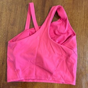 lululemon athletica Vibrant Pink Crop Top